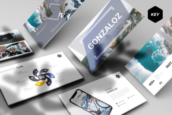 企业团队成员介绍Keynote幻灯片模板 Gonzaloz – Keynote Template