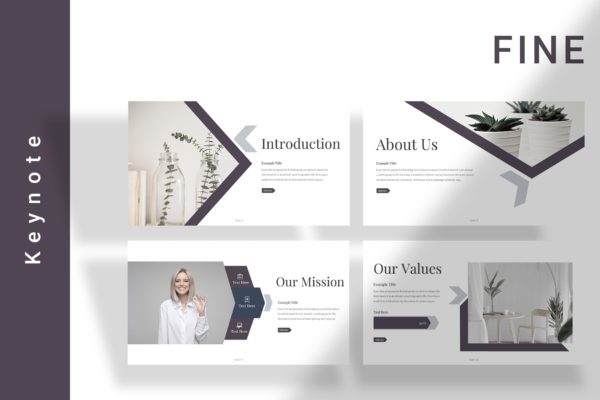 家装设计公司介绍Keynote演示文稿设计模板精选 Fine Keynote
