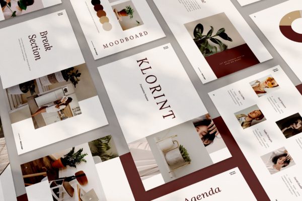 简约时尚风产品发布/项目融资Keynote幻灯片模板精选 Klorint Keynote