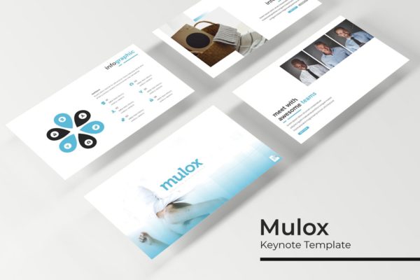 创意设计公司简介Keynote演示文稿设计模板精选 Mulox – Keynote Template