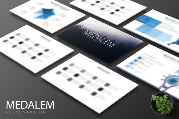 工程项目管理Keynote幻灯片模板精选 Medalem – Keynote Template