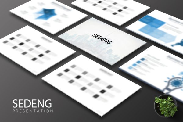 色彩丰富多用途企业Keynote演示文稿设计模板精选 Sedeng – Keynote Template