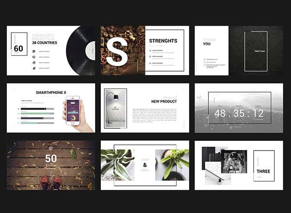 一套高逼格的高端PPT演示模板下载[PPTX]