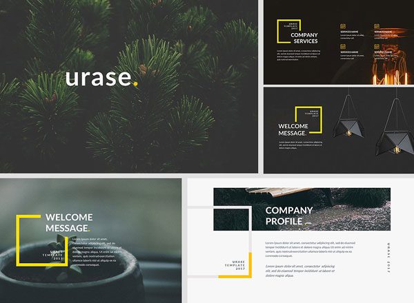 105页创意幻灯片PPT演示模板 Urase – Creative Powerpoint Template