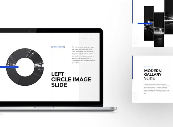 第一素材下午茶：高端极简排版巧妙的PPT模版[PPTX,Key]