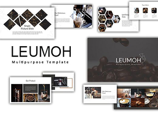 独特风格和布局商务风高端PPT演示模板下载[ppt,pptx]