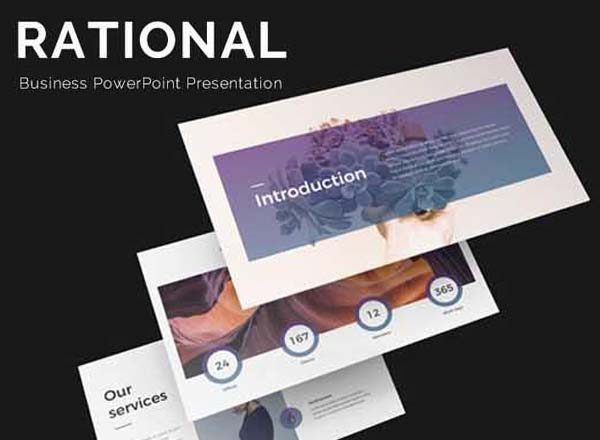 迷人的紫色系PPT下载[PPTX] pational