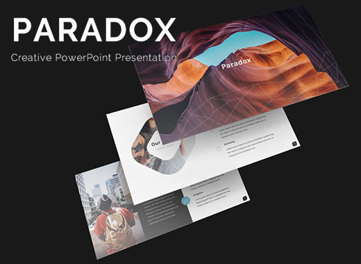 适用于图片展示的73页高端PPT演示模板下载 paradox [ppt,pptx]