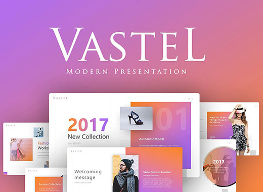 Vastel–现代多用的商业化高端PPT演示模板下载