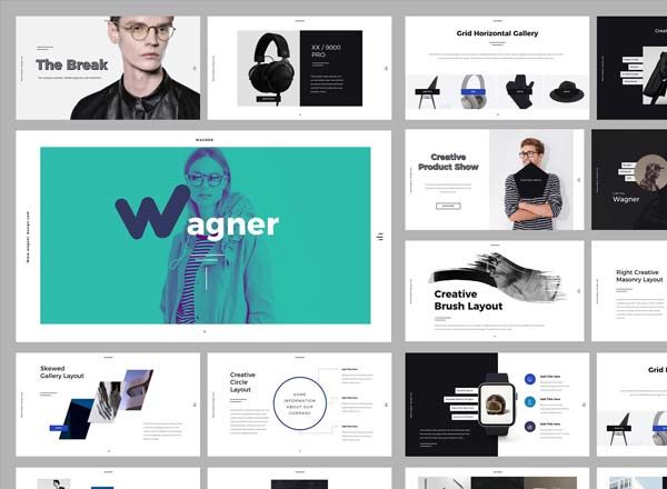 第一素材下午茶：高端简约的数码产品适用的高端PPT演示模板下载[PPTX]