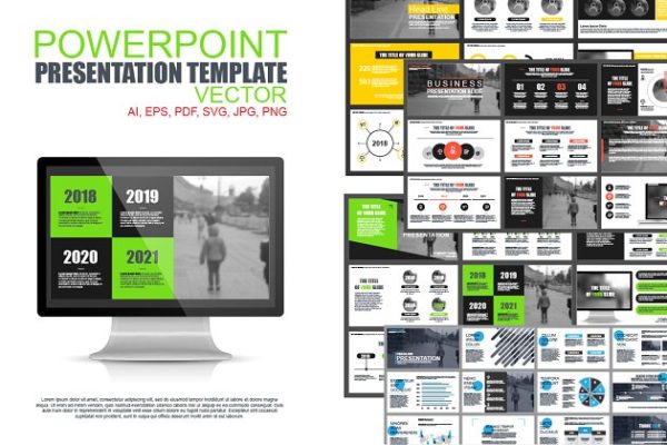 信息图表 PPT&Keynote 幻灯片PPT演示模板 Powerpoint Presentation Templates