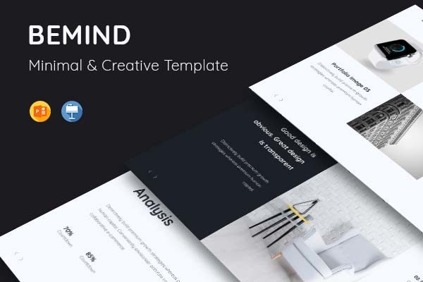 第一素材下午茶：高端简约大气的幻灯片PPT演示模板套装[PPTX,Key]