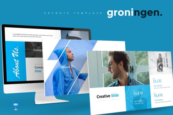 初创企业路演宣传Keynote幻灯片PPT演示模板 Groningen – Keynote Template