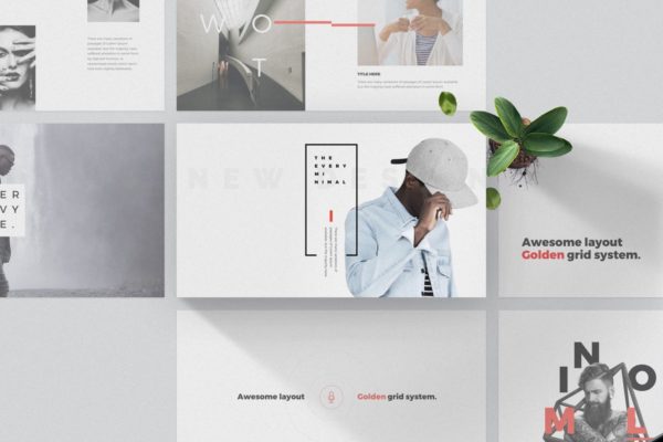 现代高效多用途产品演示高端PPT幻灯片演示模板 Every – Powerpoint Template