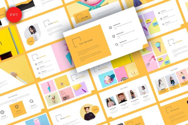 极简主义创意设计品牌介绍高端PPT幻灯片演示模板 Edway Creative Powerpoint