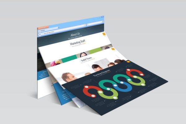 多用途企业方案推广高端PPT幻灯片演示模板 Bromo Powerpoint Template