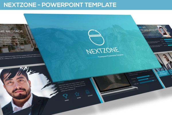 创意多用途商业PPT幻灯片演示模板 NEXTZONE – POWERPOINT TEMPLATE