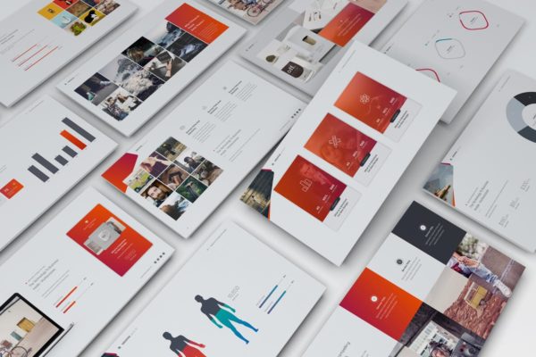 业务推广/企业介绍/工作汇报适用的高端PPT幻灯片演示模板 Creative Demo v1 (Powerpoint)