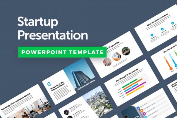 项目启动会高端PPT幻灯片演示模板下载 Startup Powerpoint Presentation Template