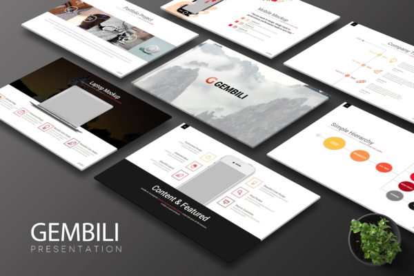 企业校园宣讲会演讲稿高端PPT幻灯片演示模板 Gembili Powerpoint