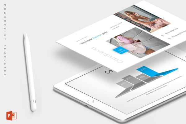 服装品牌企业宣传高端PPT幻灯片演示模板 Candreva – Powerpoint Template