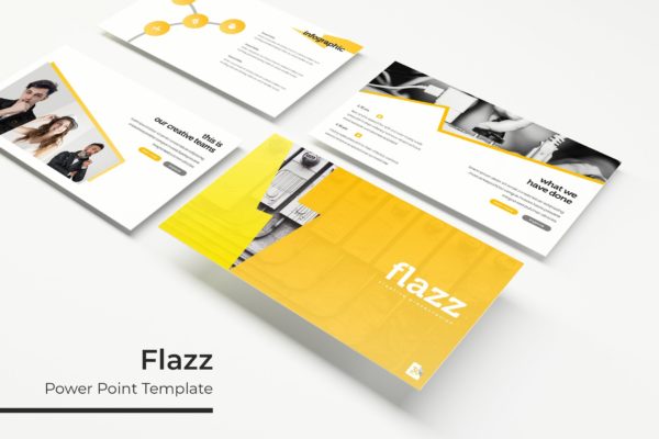 电气电器产品生产企业高端PPT幻灯片演示模板下载 Flazz – Powerpoint Template