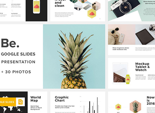 Google Slides PPT模板+30张高清图片下载[PPTX,JPG]