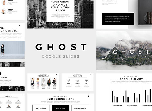 专业极简的Google演示文稿高端模板精选下载[pptx]