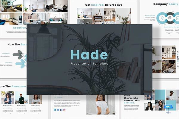 时尚高端的极简主义风格Google Slides幻灯片演示模版（pptx）