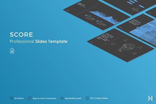 专业的时尚高端商务商业质感Google Slide幻灯片powerpoint演示模板（pptx）