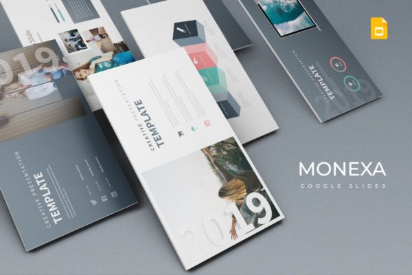 企业品牌宣传Google Slides演示文稿高端模板精选 Monexa – Google Slide Template