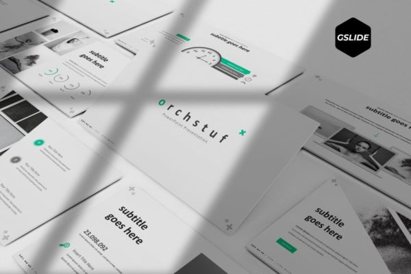 现代设计风格多功能演示业务Google Slides模板 Orch – Google Slides Template