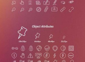 精细的线框风格 1000个矢量高清实用图标精选