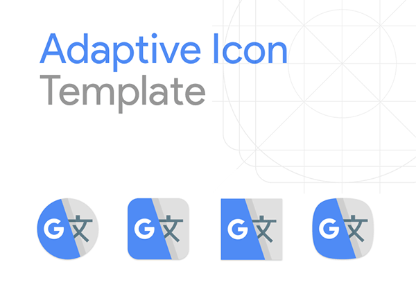 功能强大的自适应图标Sketch模板 Adaptive Icon Template Sketch Freebie