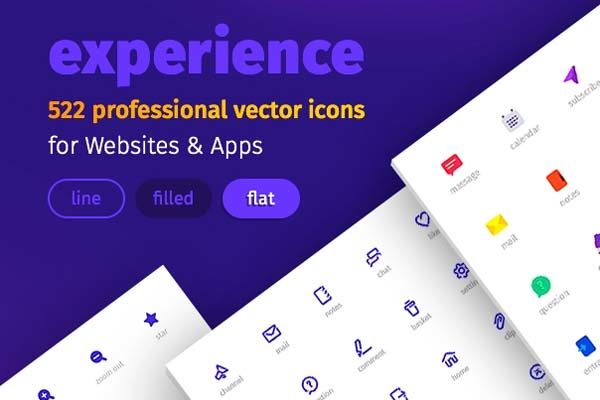 蚂蚁素材下午茶：专业的APP和网站完美常用系列图标合集精选下载[XD,Sketch,PSD,Ai]
