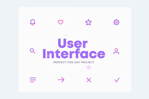 电子商务网站用户中心图标集合精选 UICONS – Complete User Interface Icons Pack