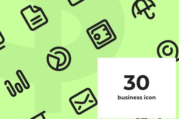 30个可爱的商业高清实用图标精选[Ai,Sketch]