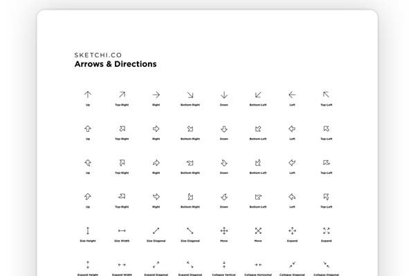 箭头方向图标系列套装精选[Ai]