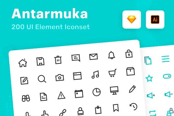 第一素材下午茶：宇航元素图标宇宙元素图标矢量高清实用图标精选[Sketch,Ai]