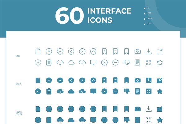 第一素材下午茶：UI人机交互图标系列套装精选