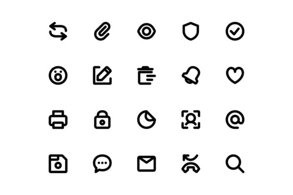 超级简约线条系列图标合集精选 Super Basic Icons