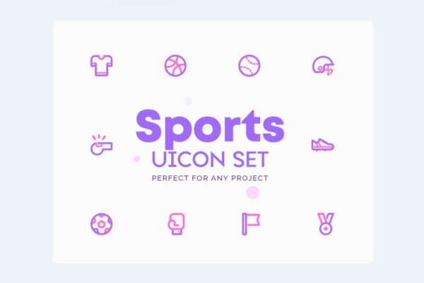体育运动矢量图标设计素材 UICON Sports Icons