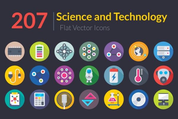207 Science and Technology Flat Icon