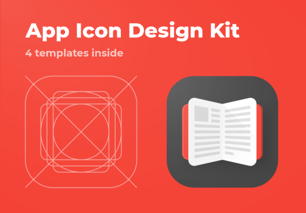 蚂蚁素材下午茶：APP启动logo图标设计规范模板下载[PSD,Ai]