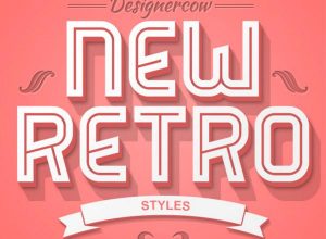 VIP资源：14种超精细的3D字体模板Photoshop图层样式设计素材模板文件