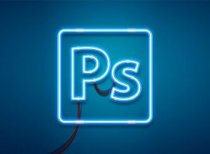 超漂亮的霓虹灯Photoshop图层样式设计素材模板PSD