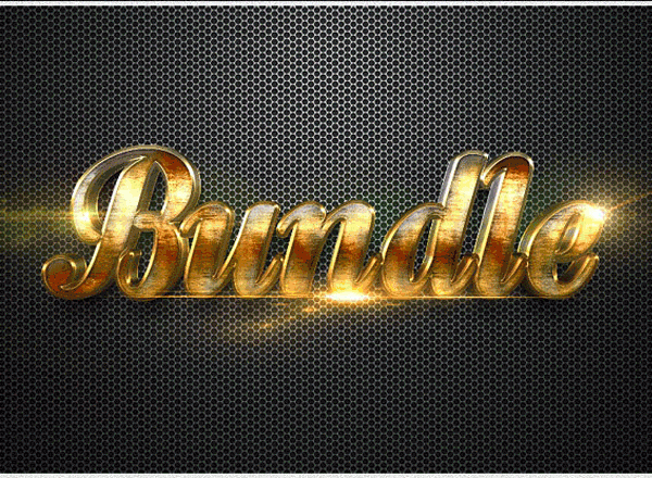 [巨献]新鲜的更高品质的酷炫PS字体图层样式设计素材模板（合集1-5）[PSD,ASL]