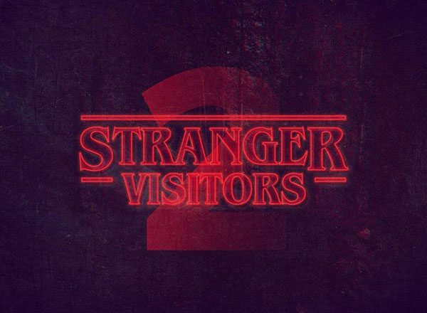 一个很赞的字体效果 Stranger Things PS Text Style