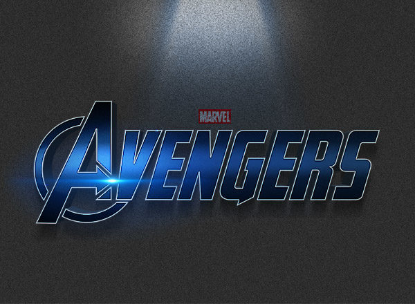 漫威复仇者联盟photoshop3D图层样式设计素材模板