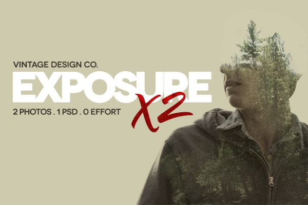 照片炫酷风格化特效PSD模板 ExposureX2 – Advanced Photo Effects